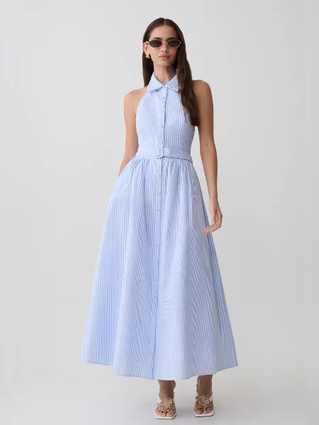 Cindy Collared Midi Dress