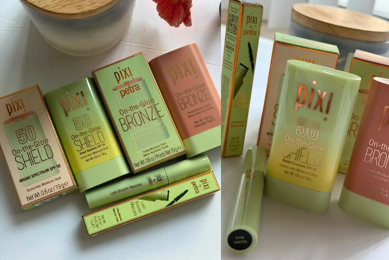 Pixi Beauty On-the-Glow Shield SPF 50 On-the-Glow Bronze Lash Booster Mascara